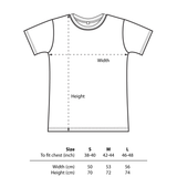 'Glassy' - White Organic Cotton T-shirt - (Men/Unisex)